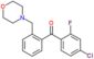 (4-chloro-2-fluoro-phenyl)-[2-(morpholinomethyl)phenyl]methanone
