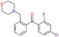 Methanone, (4-chloro-2-fluorophenyl)[2-(4-morpholinylmethyl)phenyl]-