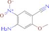 4-amino-2-metoxi-5-nitroBenzonitrilo