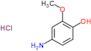 4-amino-2-methoxy-phenol hydrochloride