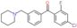 Methanone, (4-chloro-2-fluorophenyl)[3-(1-piperidinylmethyl)phenyl]-