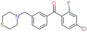 (4-chloro-2-fluoro-phenyl)-[3-(thiomorpholinomethyl)phenyl]methanone