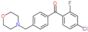 (4-chloro-2-fluoro-phenyl)-[4-(morpholinomethyl)phenyl]methanone