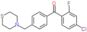 (4-chloro-2-fluoro-phenyl)-[4-(thiomorpholinomethyl)phenyl]methanone