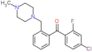 Methanone, (4-chloro-2-fluorophenyl)[2-[(4-methyl-1-piperazinyl)methyl]phenyl]-