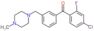 (4-chloro-2-fluoro-phenyl)-[3-[(4-methylpiperazin-1-yl)methyl]phenyl]methanone