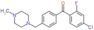 (4-chloro-2-fluoro-phenyl)-[4-[(4-methylpiperazin-1-yl)methyl]phenyl]methanone