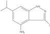 3-Iodo-6-(1-methylethyl)-1H-indazol-4-amine