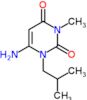 6-amino-3-methyl-1-(2-methylpropyl)pyrimidine-2,4(1H,3H)-dione