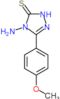 4-amino-5-(4-methoxyphenyl)-2,4-dihydro-3H-1,2,4-triazole-3-thione