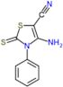 4-amino-3-phenyl-2-thioxo-2,3-dihydro-1,3-thiazole-5-carbonitrile