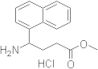 4-Amino-4-naphthalen-1-ylbutyric acid methyl ester hydrochloride