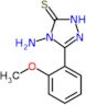 4-amino-5-(2-methoxyphenyl)-2,4-dihydro-3H-1,2,4-triazole-3-thione