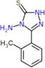 4-amino-5-(2-methylphenyl)-2,4-dihydro-3H-1,2,4-triazole-3-thione