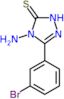 4-amino-5-(3-bromophenyl)-2,4-dihydro-3H-1,2,4-triazole-3-thione