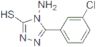 4-AMINO-5-(3-CHLOROPHÉNYL)-4H-1,2,4-TRIAZOLE-3-THIOL