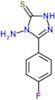 4-amino-5-(4-fluorophenyl)-2,4-dihydro-3H-1,2,4-triazole-3-thione