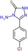 4-amino-5-(4-chlorophenyl)-2,4-dihydro-3H-1,2,4-triazole-3-thione