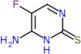 6-amino-5-fluoropyrimidine-2(1H)-thione