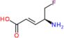 (2E,4S)-4-amino-5-fluoropent-2-enoic acid