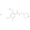 Benzamide, 4-amino-5-chloro-2-methoxy-N-(4-piperidinylmethyl)-,monohydrochloride
