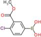 1-Methyl 5-borono-2-chlorobenzoate