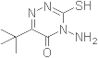 4-amino-6-(tert-butyl)-3-mercapto-4,5-dihydro-1,2,4-triazin-5-one