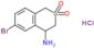 6-Bromo-3,4-dihydro-1H-isothiochromen-4-amine 2,2-dioxide hydrochloride (1:1)