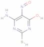 4(1H)-Pyrimidinone, 6-amino-2,3-dihydro-5-nitroso-2-thioxo-, monoammonium salt