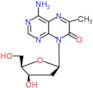 4-amino-8-[(2R,4R,5R)-4-hydroxy-5-(hydroxymethyl)tetrahydrofuran-2-yl]-6-methyl-pteridin-7-one