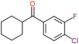 (4-chloro-3-fluoro-phenyl)-cyclohexyl-methanone