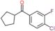 (4-chloro-3-fluoro-phenyl)-cyclopentyl-methanone