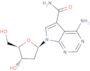 4-amino-7-(2-deoxypentofuranosyl)-7H-pyrrolo[2,3-d]pyrimidine-5-carboxamide