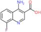 4-amino-8-fluoro-quinoline-3-carboxylic acid