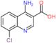 4-amino-8-chloro-quinoline-3-carboxylic acid