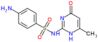 4-amino-N-(6-methyl-4-oxo-1,4-dihydropyrimidin-2-yl)benzenesulfonamide