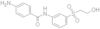 4-amino-N-[3-[(2-hydroxyethyl)sulphonyl]phenyl]benzamide