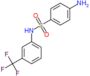 4-amino-N-[3-(trifluoromethyl)phenyl]benzenesulfonamide