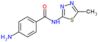 4-Amino-N-(5-methyl-1,3,4-thiadiazol-2-yl)benzamide