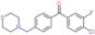 (4-chloro-3-fluoro-phenyl)-[4-(thiomorpholinomethyl)phenyl]methanone