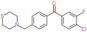 Methanone, (4-chloro-3-fluorophenyl)[4-(4-thiomorpholinylmethyl)phenyl]-