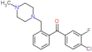 Methanone, (4-chloro-3-fluorophenyl)[2-[(4-methyl-1-piperazinyl)methyl]phenyl]-