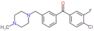 (4-chloro-3-fluoro-phenyl)-[3-[(4-methylpiperazin-1-yl)methyl]phenyl]methanone