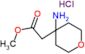 methyl 2-(4-aminotetrahydropyran-4-yl)acetate hydrochloride