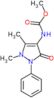 methyl (1,5-dimethyl-3-oxo-2-phenyl-2,3-dihydro-1H-pyrazol-4-yl)carbamate