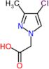 (4-chloro-3-methyl-1H-pyrazol-1-yl)acetic acid