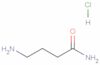 Butanamide, 4-amino-, hydrochloride (1:1)