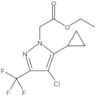 Ethyl 4-chloro-5-cyclopropyl-3-(trifluoromethyl)-1H-pyrazole-1-acetate