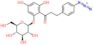 2-[3-(4-azidophenyl)propanoyl]-3,5-dihydroxyphenyl beta-D-glucopyranoside
