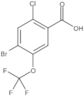 4-Bromo-2-chloro-5-(trifluoromethoxy)benzoic acid